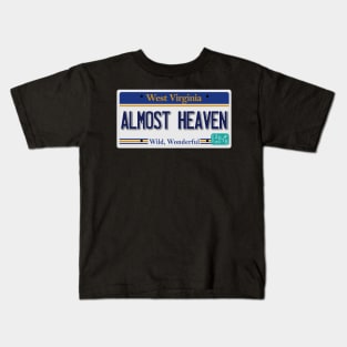 WV - Almost Heaven Kids T-Shirt